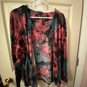 Torrid tie dye cardigan